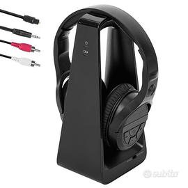 Cuffie TV Senza Fili con Base di Ricarica, 20H