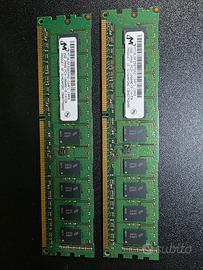 4GB (2×2GB) RAM DDR3 DIMM-PC3-10600U 2Rx8 1333 MHz