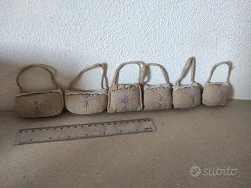 6 mini borsetta da profumare 