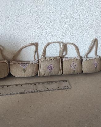 6 mini borsetta da profumare 