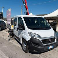 Fiat Ducato Maxi doppia cabina 7 posti gru fassi
