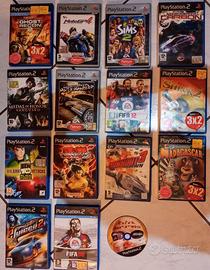 15 Videogiochi PS2 spedizione tracciata inclusa