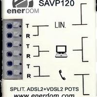 Filtro ADSL Vdsl savp120 Enerdom 