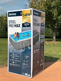 Piscina Bestway Power Steel 5,49 m x 2,74 m x 1,22
