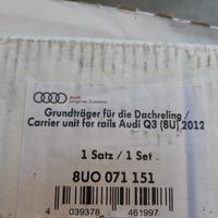 barre portapacchi Audi Q 3