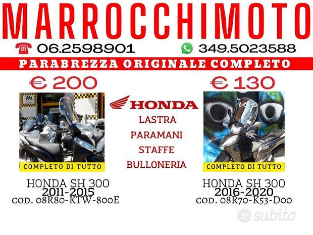 Parabrezza Originale Honda SH125 SH150 SH300 LEGGI