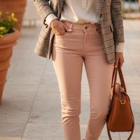 Pantaloni Relish Rosa chiaro Slim Fit