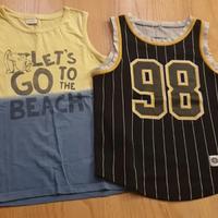 Canottiere sportive bambino 6-7 anni 