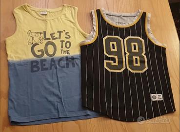 Canottiere sportive bambino 6-7 anni 