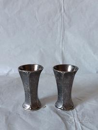 Coppia di bicchierini in argento Francia