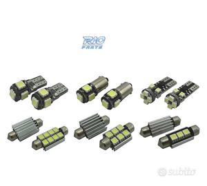 KIT 10 LAMPADE LED INTERNE PER RENAULT MEGANE II 2