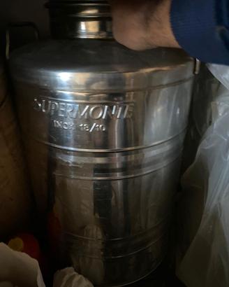Fusto Olio Inox