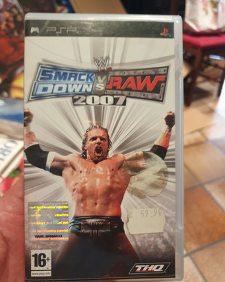 Psp smack down vs raw 2007