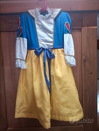vestito biancaneve 5 anni