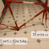 telaio e forcina in acciaio 