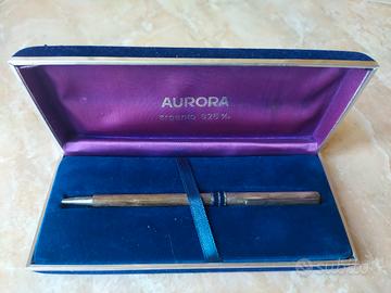 Aurora penna a sfera  argento 925