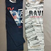 7 pz - Magliette manica corta + lunga