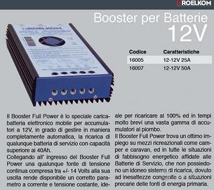 Booster per batterie camper da 25A proelkom
