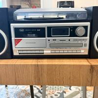 Impianto stereo Trevi TT 1072 DAB con giradischi
