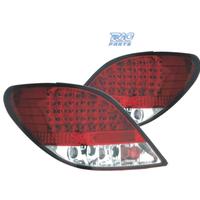 FANALI PER PEUGEOT 207 06-12 LED ROSSO CROMATO