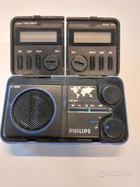 Radiosveglia da viaggio vintage Philips