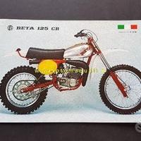 Beta 125 CR cross 1977 depliant originale moto