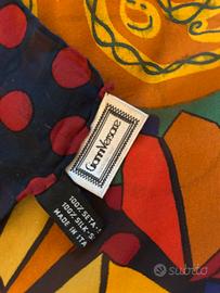 Maxi foulard Vintage Versace pura seta