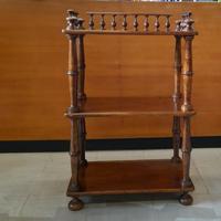 Etagere  o libreria a giorno  in noce 