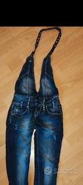 salopette jeans donna 