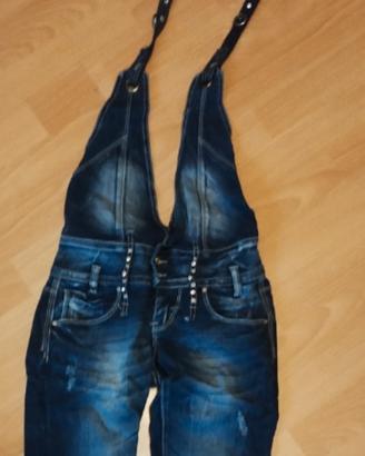 salopette jeans donna 