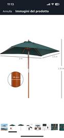 Ombrellone da giardino