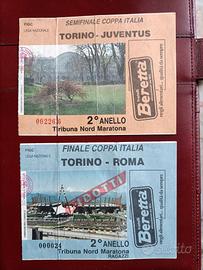 Vecchi biglietti stadio Toro