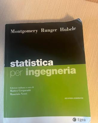 Libro statistica per ingegneria