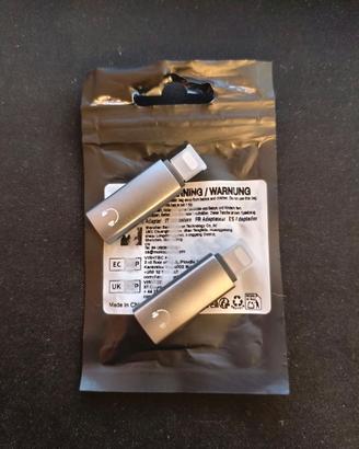 Kit 2 Adattatori a Jack Audio 3.5mm iPhone - NUOVI
