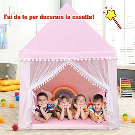 NUOVA Tenda da Gioco Casetta per Bambini (Rosa) - Tutto per i bambini In  vendita a Lecco