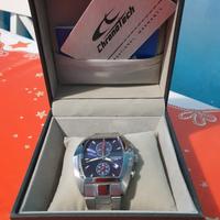 Orologio Chronotech blu con cinturino in acciaio