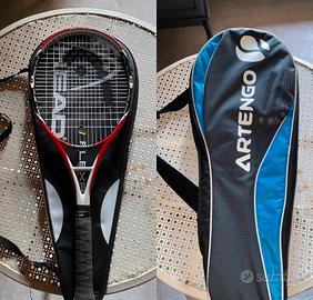 Racchetta con due borse