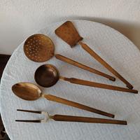 Utensili ottone vintage