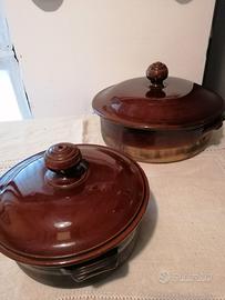 ceramica grottaglie Del Monaco 2 tegami