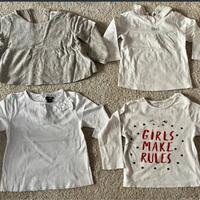 4 t-shirt bimba 12 mesi kiabi dou dou grain de ble