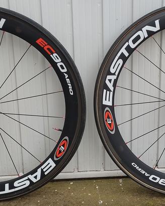 Ruote Easton EC90aero tubolari caliper
