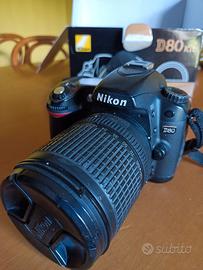 NIKON D80 + zoom 18-135mm - macchina fotografica