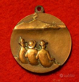 Medaglia adunata 10° alpini - NAPOLI 1936 riconio