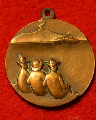 Medaglia adunata 10° alpini - NAPOLI 1936 riconio