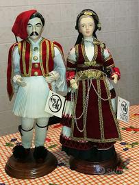 Bambole EVELT fatta a mano, porcellana, costume