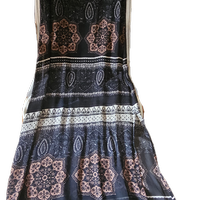 Abito lungo senza maniche