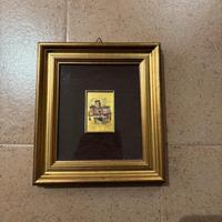 Quadretto antiquariato in oro