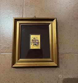 Quadretto antiquariato in oro