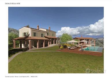 CASOLARE CON QUATTRO ETTARI DI TERRENO