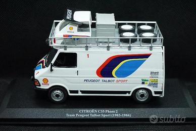 Modellino Citroen team Talbot Pegeout 1/43